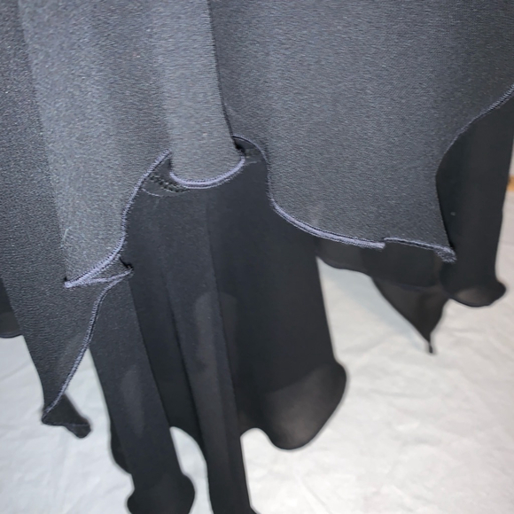 Women's Joseph Ribkoff Black Asymmetrical Skirt Size 12 - Picture 8 of 8